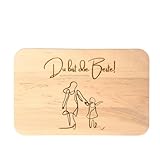 Geschenk Muttertag – personalisiertes Frühstücksbrettchen mit Gravur – Geschenkidee Muttertag – Muttertag - Motiv: Tochter