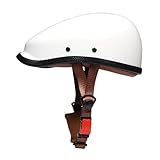 Uueybsg Vintage Motorradhelm Jethelm Retro Motorrad Halbhelme, Halbschalenhelm mit ECE, Scooter Helm Rollerhelm Brain Cap Cruiser Chopper Bike Moped Helm für Erwachsene Damen Herren