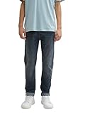 TOM TAILOR Denim Herren Tapered Slim Fit Jeans mit Stretch, 10162 - Mid Stone Blue Grey Denim, 36/32