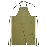 Handwerker-Arbeitsschürze – multifunktionale Maler- und Töpferschürze, verstärkter Stoff mit tiefen Taschen, ergonomisches Design mit geteilten Beinen, langlebiger, leichter Schutz | geeignete bildhau