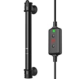 NICREW Aquarium Heizer 300 W, Temperatur einstellbare Aquarium Heizung mit Controller für Aquarien bis 300 L, Überhitzungsschutz