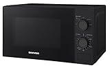 Daewoo MMF0S20T0B002 Solo-Mikrowelle / 20 L / 700 W / 5 Leistungsstufen / Kindersicherung / Schwarz