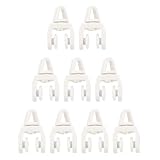 MOBUTOFU 50 Stück Vorhangläufer Riemenscheiben aus Langlebigem Material Geräuschlose Gardinenrollen für Vorhangschienen Vielseitig für Duschvorhänge und Gardinen Einfache Montage