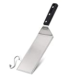 Exklusives Grillwender aus hochwertigem Edelstahl - BBQ Grillgerät in erstklassiger Qualität für Hamburger & Braten - Bratenwender und Bratenheber für Indoor und Outdoor