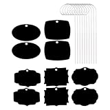 Demsyeq Pflanzenetiketten – Gartenmarkierungsstäbe für Topfpflanzen, wiederverwendbare Sämlingsanhänger, für Garten, Outdoor, Gewächshaus, Bauernhof, Hochbeet, Setzlinge, Gemüse, Zimmerpflanzen