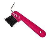QHP Hufkratzer Color mit Bürste (Fuchsia)