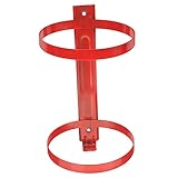 HOMSFOU Feuerlöscher Aufhänger Feuerdecke Notfall Auto Wandhaken zum Aufhängen Feuerlöscher für Zuhause unter Spüle Mülleimer Mini Feuerdecke für Zuhause Vorhang Aufkleber Edelstahl Rot