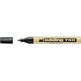 Viltstift edding 750 lakmarker rond goud 2-4mm | 10 stuks
