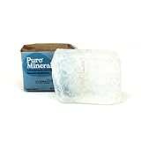 Natürliches Deodorant aus Ammonium-Alaunstein – geruchshemmender Rohstein 120/160 g – reines Kaliumalun Mineral – geruchshemmendes und atmungsaktives Deo – Das Salz der Erde