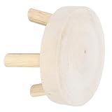 jojofuny Blumenhocker aus Holz Pflanzenständer Vertikal Holz Blumenregal für Balkon und Garten Stabiler Pflanzenhalter Naturfarbener Blumentopfständer