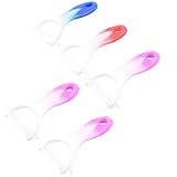 Ruilogod Kunststoff Haushalt Obst Gemüse Karotte Kartoffel-Apfelschäler Hobel Cutter 5pcs