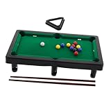 BESTonZON Miniatur Billardtisch für Tragbarer Mini Pool Tisch aus Robustem Material Kindgerechtes Design Geeignet für Drinnen und Draußen Fördert Motorische Fähigkeiten und Spielspaß