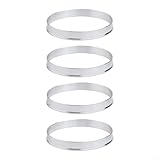 Hosrivae Zentrische Spurverbreiterungsringe, 70,3 mm ID auf 71,5 mm Außendurchmesser, Aluminiumlegierung, 4er-Pack für Vibrationsreduzierung und reibungsloses Fahren