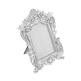 Zerodeko Vintage Bilderrahmen aus Resin Miniatur Fotorahmen mit Europäischem Design Dekorativer Bilderhalter für Tisch und Schlafzimmer Eleganter Retro Stil Einfach Aufstellbar Langlebig
