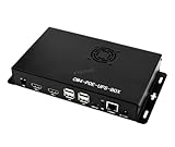 Mini-Computer PoE UPS Unterbrechungsfreie Stromversorgung Basisplatine für Raspberry Pi Compute Module 4 mit Gigabit Ethernet Dual HDMI Quad USB 2.0 @XYGStudy (CM4-POE-UPS-BOX)