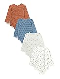PIPPI Unisex Baby Body Wrap AO-printed (4-pack) Formender Body, , 80