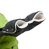 Handwärmer Kinderwagen,Kinderwagen Zubehör Handwärmer Wasserdicht und Winddicht Universalgröße für Kinderwagen et Buggy,Kinderwagen Handschuhe mit Warme Fleece und Baumwolle Innenseite für Winter