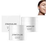 Zinksalbe gegen Pickel,Anti Pickel Creme,Zugsalbe Pickel,Akne creme,Zink Salbe gegen Mitesser und unreine Haut,auch für Pickel am Po und Rücken,50g (2)
