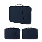 Hülle für alle Modelle von Computern Hülle Laptoptasche 11/13 Zoll stoßfest (Dunkelblau Schwarz, L)