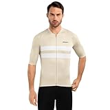 SIROKO - Sommer-Radtrikot M3 Swift - M - Beige/Weiß
