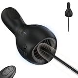 Jpscor Harnröhrenvibrator Männer, 2 in 1 Eichel Vibrator Harnröhren Dilatatoren Männer mit 10 Vibrationsmodi, Weiches Silikon Penis Plug Prostata Stimulation Sextoysets für Men