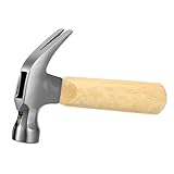 HYTROVE Klauenhammer Handliches Handwerkzeug mit Holzgriff Multifunktional für Heimreparaturen und Holzarbeiten Stabil und Langlebig für DIY Projekte