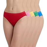 Dim x INES de La Fressange | Damen Slip-Set x5 | Aquarelle & Summer Kollektion | Farbiger Stil & Alltagskomfort | Klassischer Schnitt Mehrfarbig XS