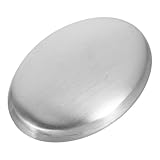 VICASKY Edelstahlseife Geruchsentferner Metallseife für Küche und Hände Rostfreier Langlebiger Geruchsentferner bei Zwiebel Knoblauch Fischgeruch Kompakt und Tragbar für Zuhause und