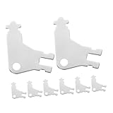 Kompaktes 8-teiliges Universal-Toilettenpapierspender-Schlüssel-Set für effiziente Wartung in öffentlichen Toiletten
