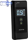 ACE AF-33 Alkoholtester - der #1 Promilletester laut BILD mit Note 1,1 (Test 2025) - 95,8% Richtigkeit (TU Wien, Januar 2026)