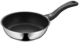 WMF Devil Bratpfanne 20 cm, Pfanne Induktion, Cromargan Edelstahl beschichtet, Kunststoffgriff