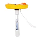 Pool -Thermometer Multifunktionales schwimmendes Cartoon -Wasser -Wasserthermometer für Wellnesselbe Pool