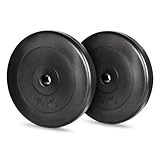 A2Z SPORT® 10kg Hantelscheiben 30mm (2x10kg) Hantelscheiben 20kg Set - Gewichtscheiben 10kg Scheiben - Bumper Plates Gewichte 10kg Hantelscheibe 30mm