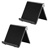 Kronwahl 2 STÜCK Premium Handyhalterung, klappbarer Verstellbarer Handy Ständer für Tisch, Schreibtisch, komfortabler Handyhalter, Tabletständer, kompatibel mit iPhone, iPad, Samsung usw.