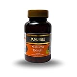 Jamufeel Hochdosierte Kurkuma-Extrakt Kapseln (60 Stück) – 95 % Curcumin-Extrakt, laborgeprüft, vegan, frei von Zusatzstoffen, antioxidativ & entzündungshemmend Unterstützung für Alltag
