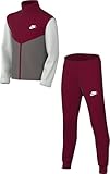 Nike Sportswear Trainingsanzug Für Ältere Kinder, Team Red/Cave Stone/Photon Dust/White, FD3067-677, XL