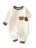 TootyTots Neugeborene Unisex Strampler, Langarm Overall 100% Baumwolle Weich & Bequem, Für Außenkleidung & Täglichen Gebrauch, Ideal für Alle Jahreszeiten