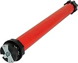 superrollo Rollladenmotor RM30MM (SW60, 30 Nm), Rohrmotor, bis 12 m² Rollladenfläche (Rollladen bis 66 kg), für 60 mm Achtkantstahlwelle, Rollladenantrieb Komplettset