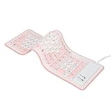 Faltbare Silikontastatur 103 Tasten USB Kabel (/ #13)