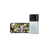 Ring Akku-Videotürklingel (Battery Video Doorbell) (2024) | WLAN-Videotürklingel-Sicherheitskamera, Selbstinstallation (in 5 Minuten) | mit eingebautem Akku I Privatsphäre-Einstellungen