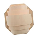 MAGICLULU Sauna-lampenschirm Zubehör Lampenschirm Retro-dekoration Lampenschirm Aus Sperrholz Outdoor-tablett Kohlefaser -lenker Dekoration Des Westsees Retro-brosche Ding Korb Hölzern Khaki