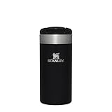 Stanley Aerolight Transit Thermobecher 0.35L - Hält 4 Stunden Heiß - Spülmaschinenfest - Kaffeebecher To Go Auslaufsicher - Kompatibel mit gängigen PKW-Getränkehalterungen - Thermosflasche - Black