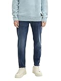 TOM TAILOR Denim Herren Tapered Slim Fit Jeans,10128 - Overdyed Blue Denim, 30/36