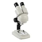 Mikroskop, Binokularmikroskop, 10x / 20x 20x / 40x Stereo-Mikroskop-LED-Beleuchtung for Leiterplattenlöttelefon-Reparatur Kinder-Bildung für Kinder, Schüler, Heimschullabor(10x 20x)