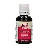 Funcakes Flavours Süße Kirsche Lebensmittel Aroma Flüssig - 30 ml - Intensives Aroma - Alkoholfrei und Halal - Lebensmittelaroma Geschmack für Backen, Glasuren, Teigen, Eiscreme und Soßen