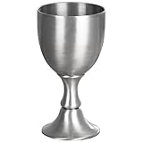 yeeplant Silberner Weinkelch, Vintage, Zinklegierung, Glas, Fuß-Design, hochelegant, glatte Oberfläche, raffiniert, formelle Anlässe, großartig, Geschenk bereit