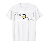 Volleyball Ball für Volleyballer zum Beach Volleyball T-Shirt