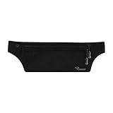 Ryaco Flache Bauchtasche Hüfttasche mit RFID Blocker für Damen und Herren, Reise Versteckbarer Geldgürtel Money Belt zum Sport Reisen Fitness oder Joggen für Geld, Karten, Pass, IDs