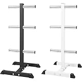 GORILLA SPORTS® Hantelscheibenständer - 6 Stangen, mit 50mm Scheibenaufnahme, bis 350 kg Belastbar, Stahl, Schwarz oder Weiß - Hantelständer, Scheibenständer, Hantelablage, Hantelbaum
