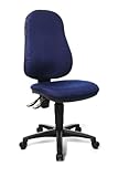 Topstar Point 60, Bürostuhl, Schreibtischstuhl, Stoff, blau, 54 x 47 x 109 cm